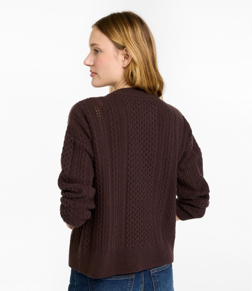 Women's Signature Cashmere Fisherman Sweater, Crewneck
