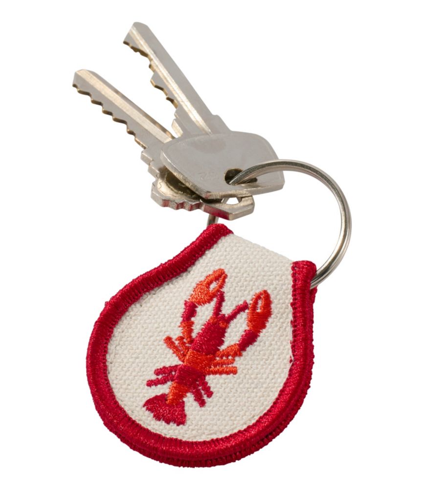 Embroidered Patch Charm, Lobster