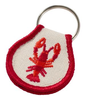 Embroidered Patch Charm, Lobster, New