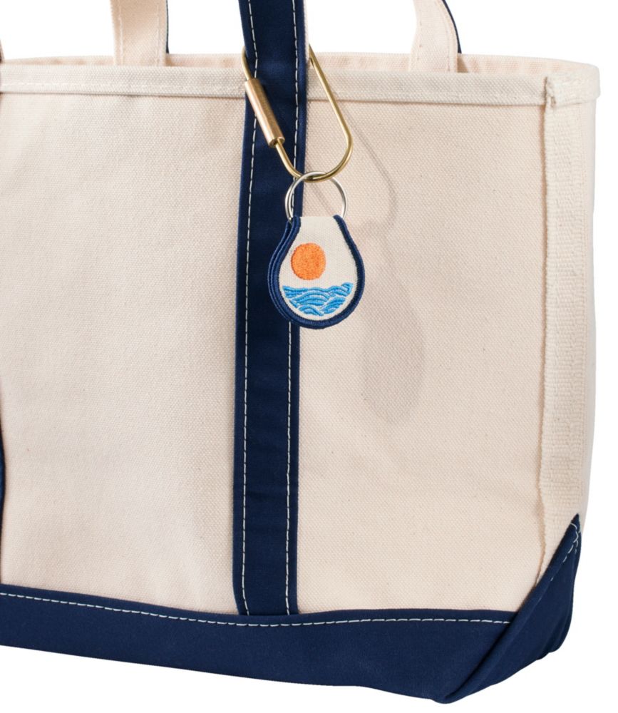 Embroidered Patch Charm, Sun & Waves