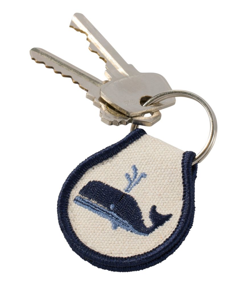 Embroidered Patch Charm, Whale