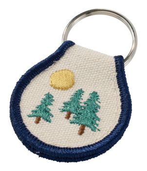Embroidered Patch Charm, Trees, New