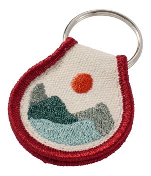 Embroidered Patch Charm, Mountains, New
