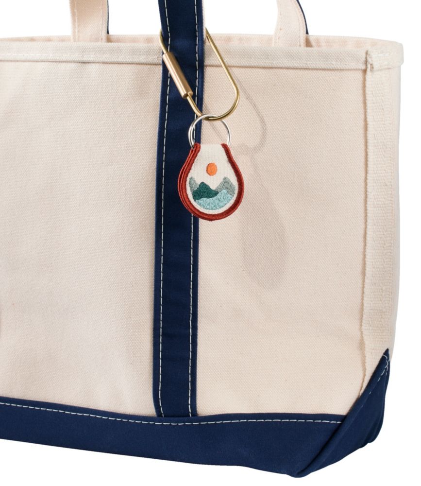 Embroidered Patch Charm, Mountains