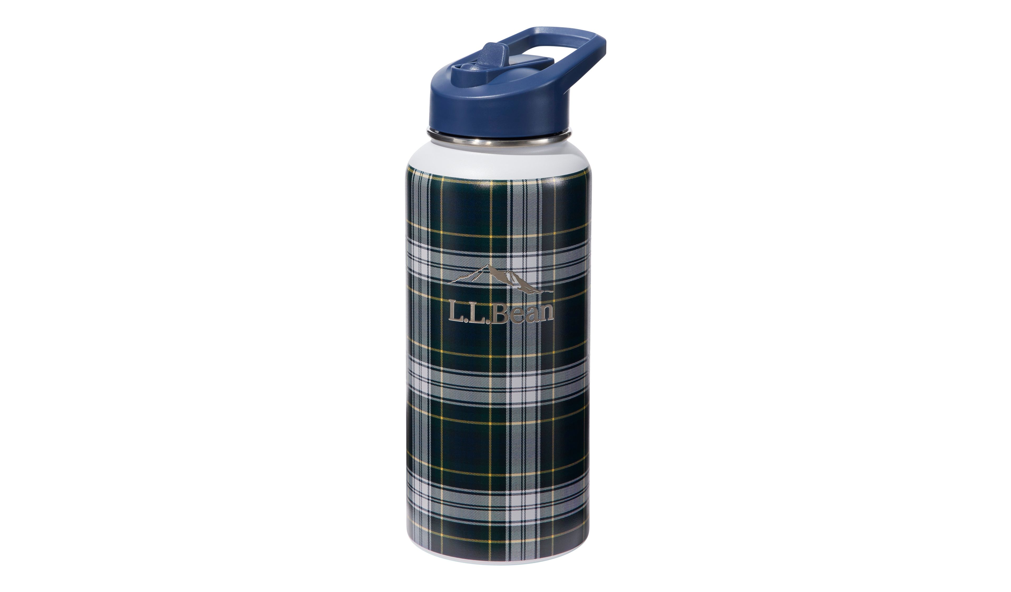 Bean Canteen Insulated Straw Water Bottle, 32 oz. Print