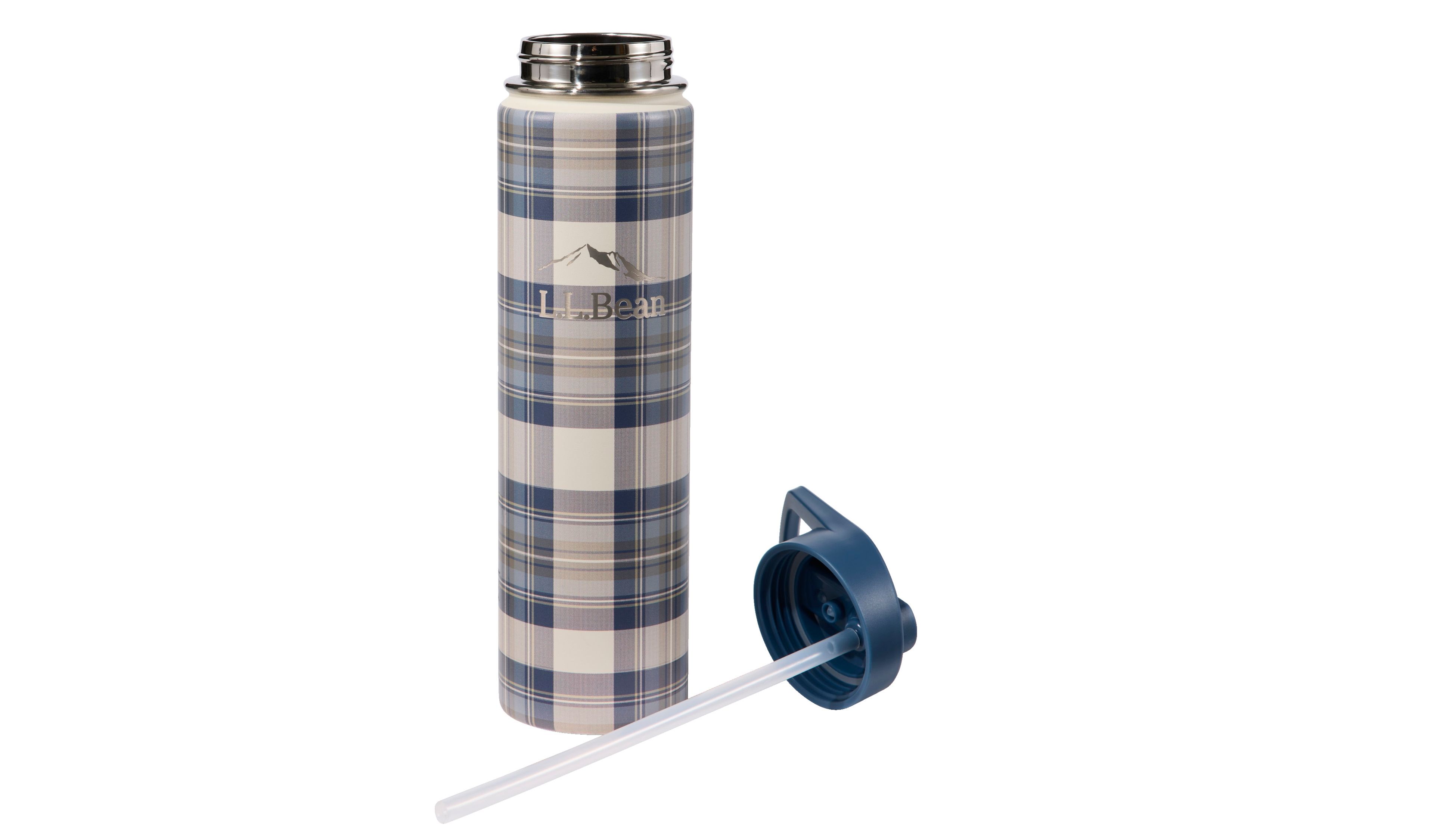 Bean Canteen Insulated Straw Water Bottle, 25 oz. Print