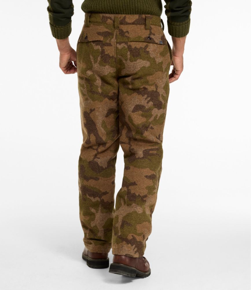Men's Maine Guide II PrimaLoft&reg; Lined Wool Pants, Camouflage, small image number 3