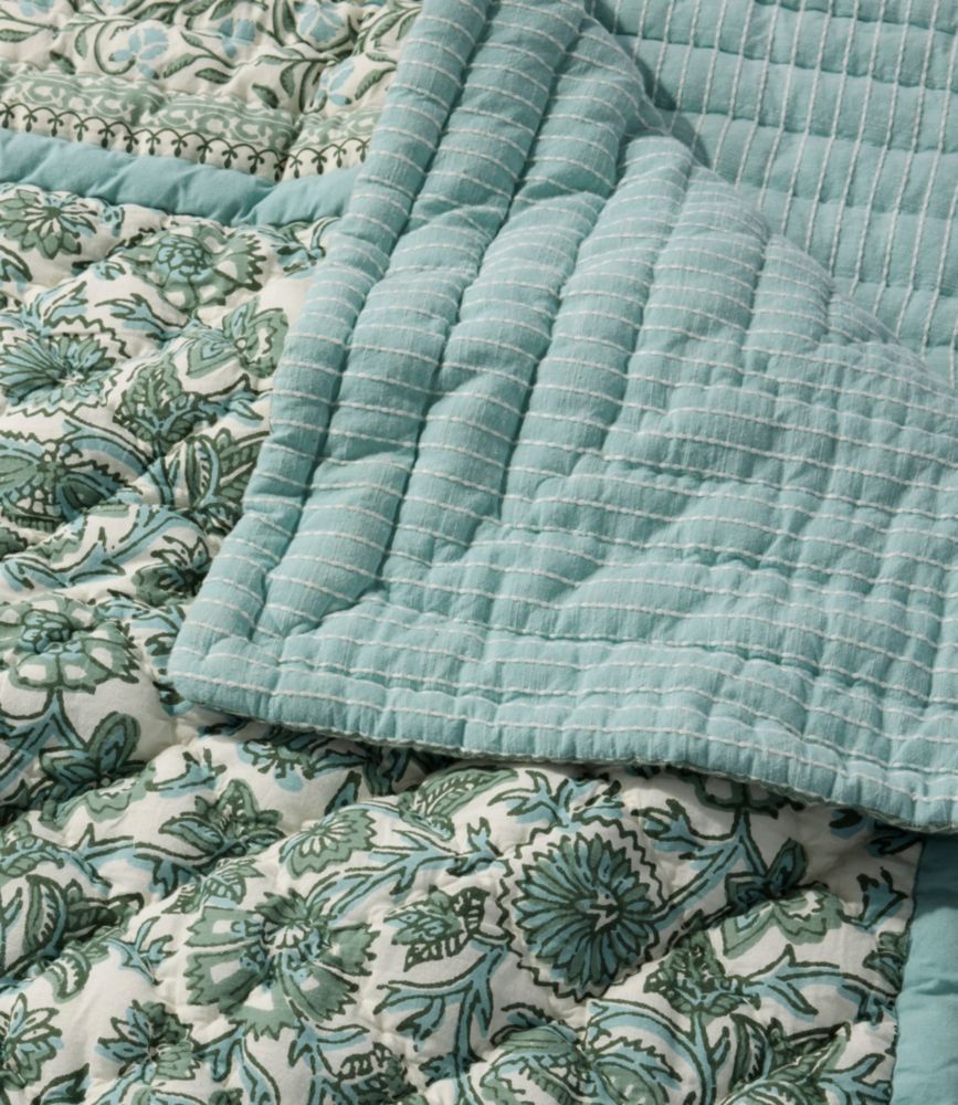 Batik Floral Quilt Collection, Bone Multi, small image number 7