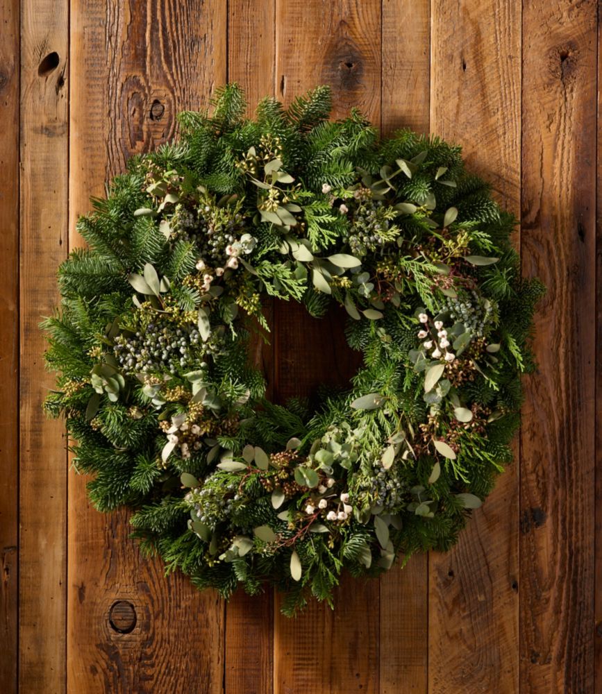 Evergreen Eucalyptus Wreath 24"