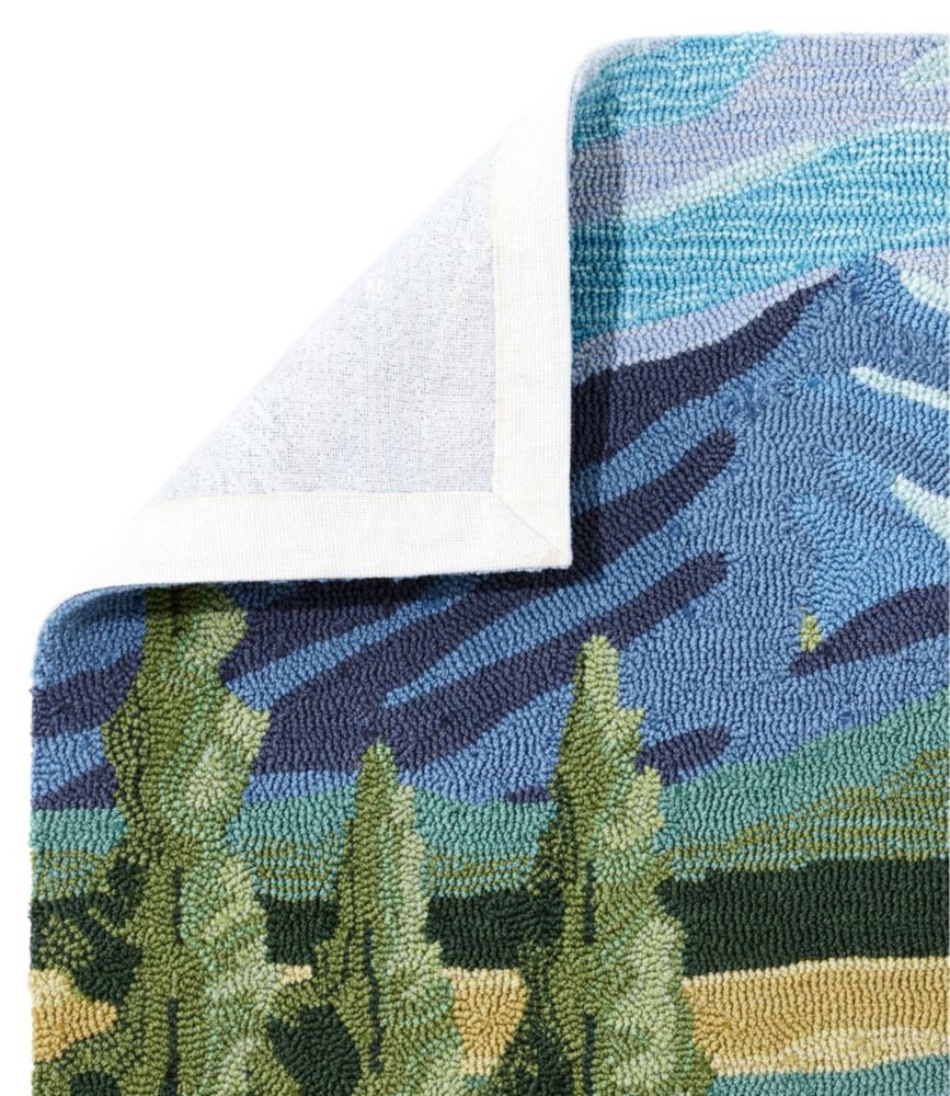 Indoor/Outdoor Vacationland Rug, Mountain Horizon