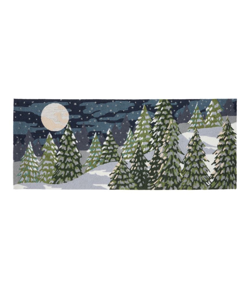 Indoor/Outdoor Vacationland Runner, Treeline Pine