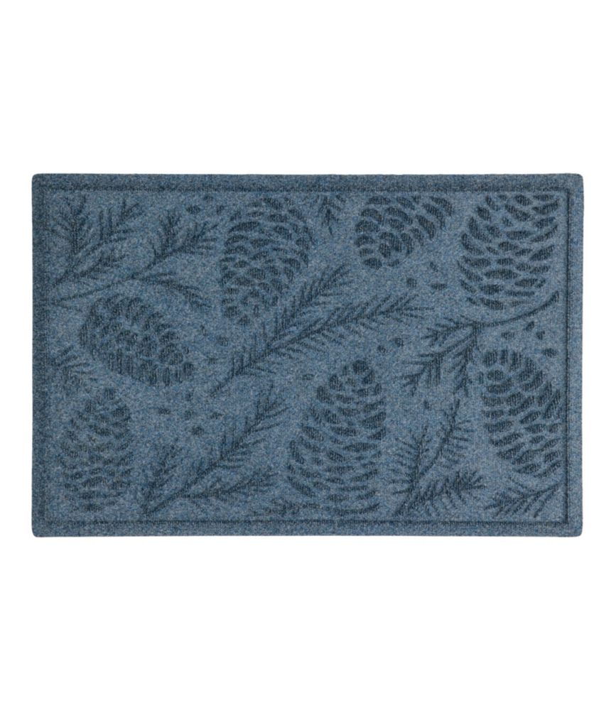 Everyspace Recycled Waterhog Doormat, Pine Cones