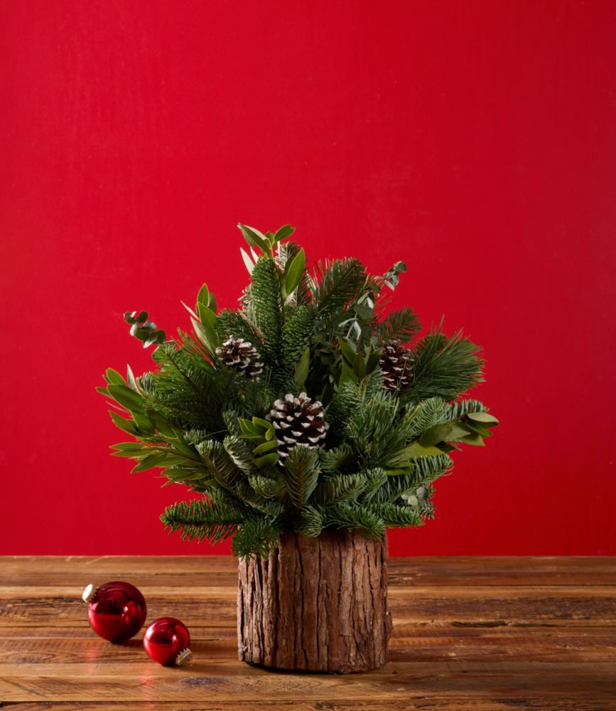 Fresh Evergreen Eucalyptus Centerpiece