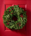 Winter Foliage Wreath 24", One Color, small image number 1