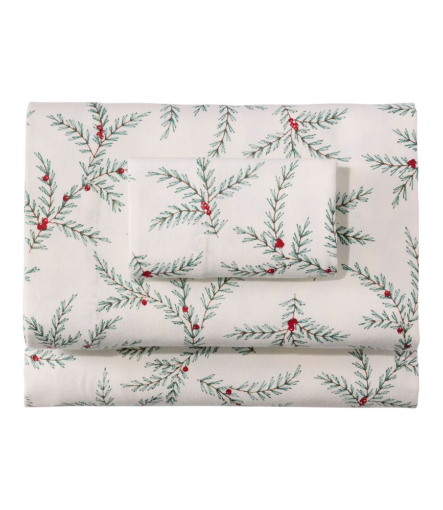 Holiday Pine Flannel Sheet Set
