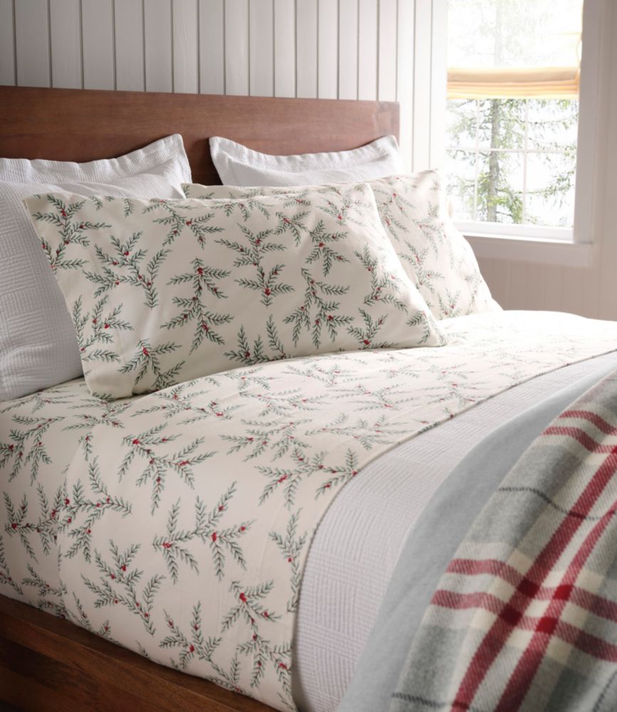 Holiday Pine Flannel Sheet Set