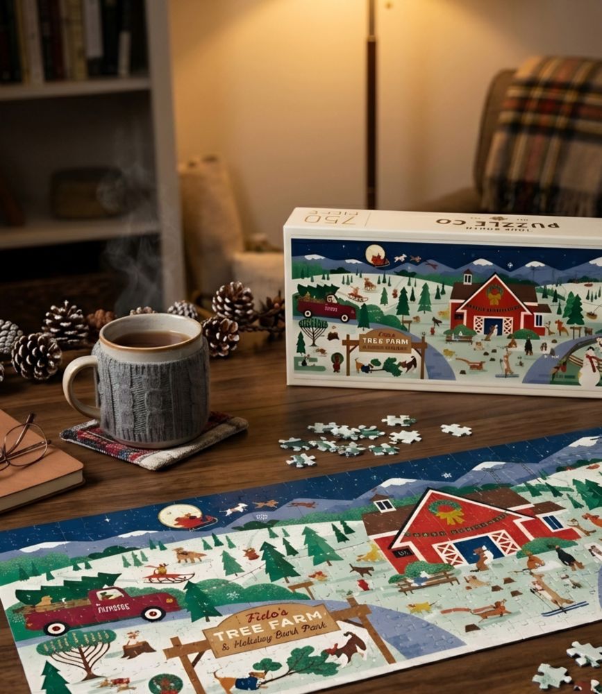 Festive Fido Street Puzzle, 750 Pieces