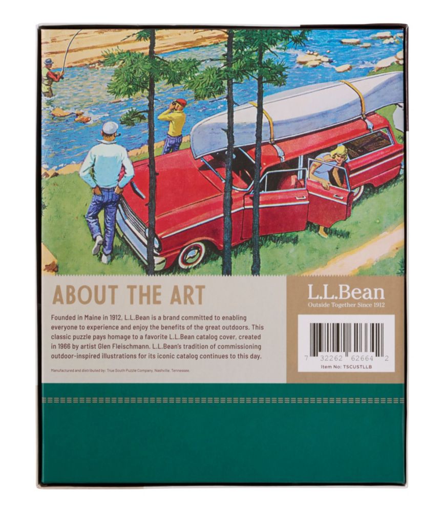 L.L.Bean Vintage Cover Puzzle, 500 Pieces, Multi, small image number 3
