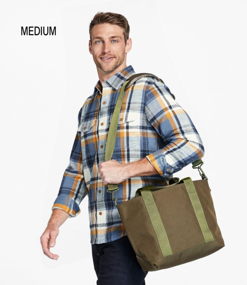 Zip Hunter's Tote Bag With Strap, Classic Navy, small image number 7