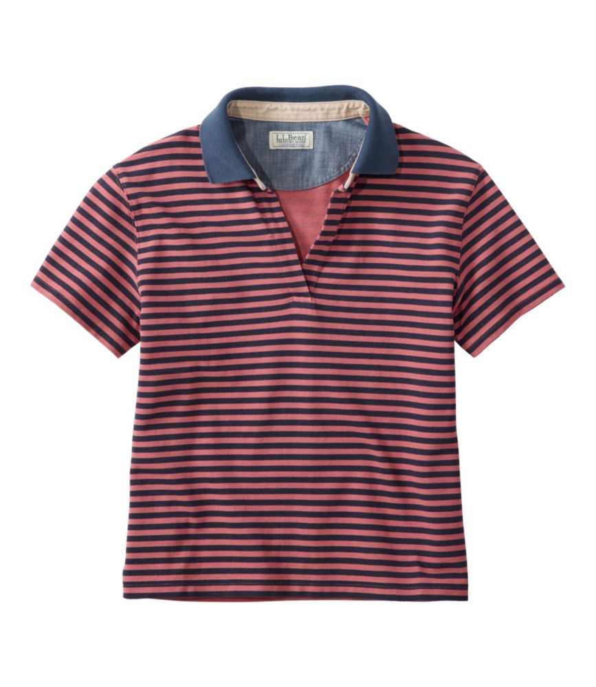 Women's Casco Bay Polo, Short-Sleeve Stripe