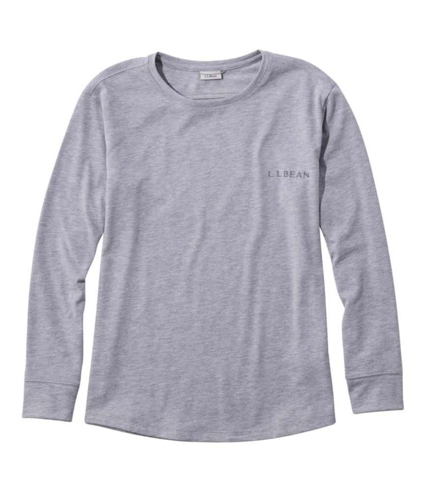 Women's Mountainside Crewneck Tee, Long-Sleeve Graphic