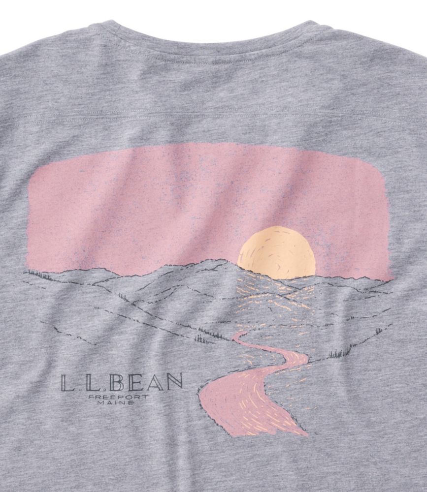Women's Mountainside Crewneck Tee, Long-Sleeve Graphic