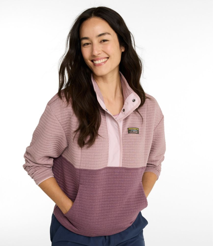 Women's Airlight Grid Pullover, Colorblock