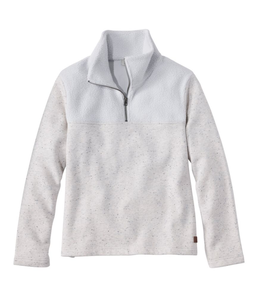 Women's Double L® Soft Donegal Sweatshirt, Quarter-Zip Novelty