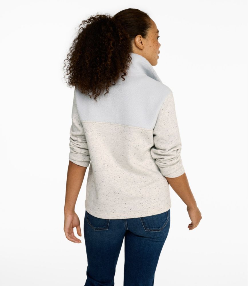 Women's Double L® Soft Donegal Sweatshirt, Quarter-Zip Novelty