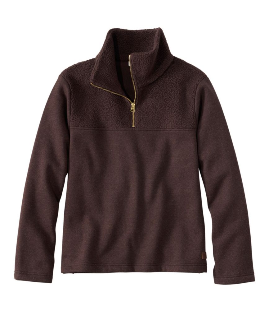 Women's Double L® Soft Donegal Sweatshirt, Quarter-Zip Novelty