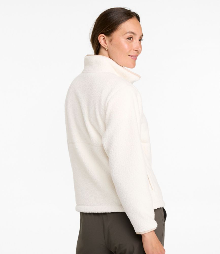 Women's Mountainside Fleece Jacket, Bone, small image number 3