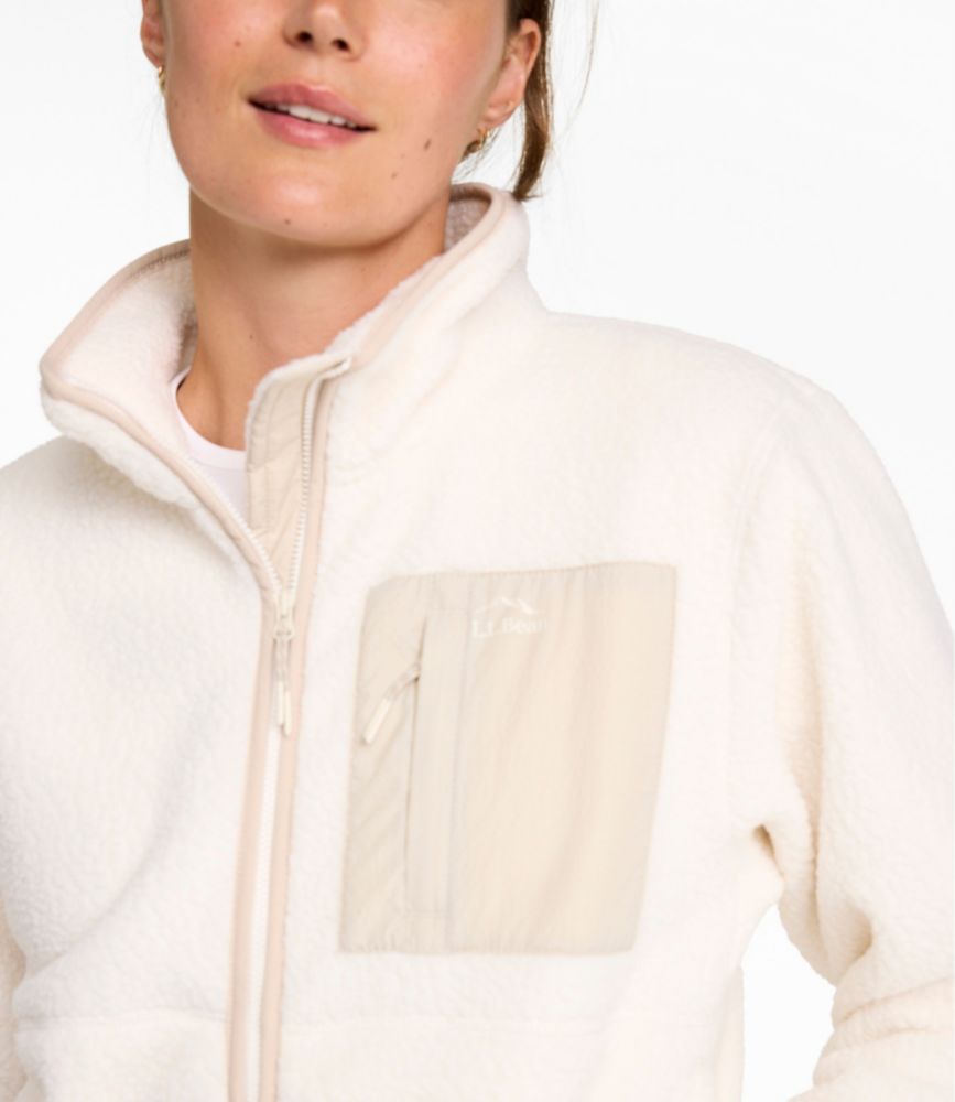 Women's Mountainside Fleece Jacket, Bone, small image number 7
