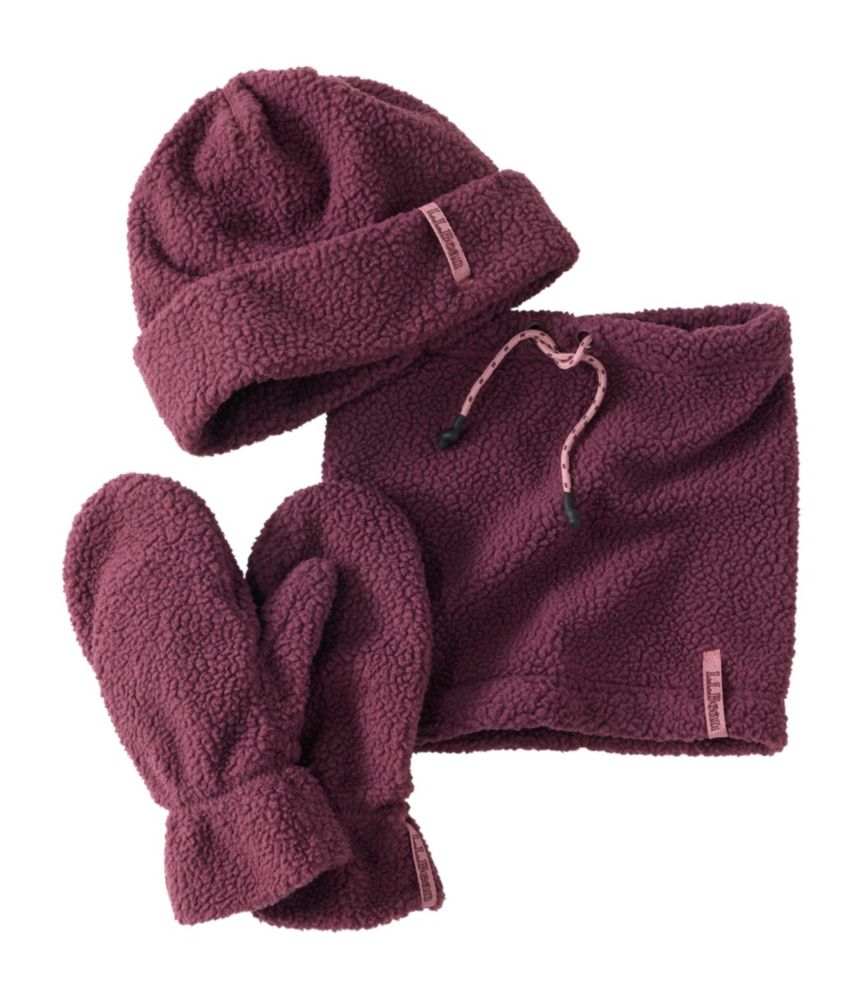 Women's Sherpa Fleece Mittens, Bone, small image number 4