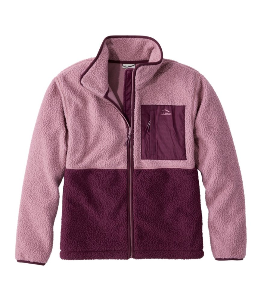 Women's Mountainside Fleece Ripstop Overlay Jacket, Colorblock