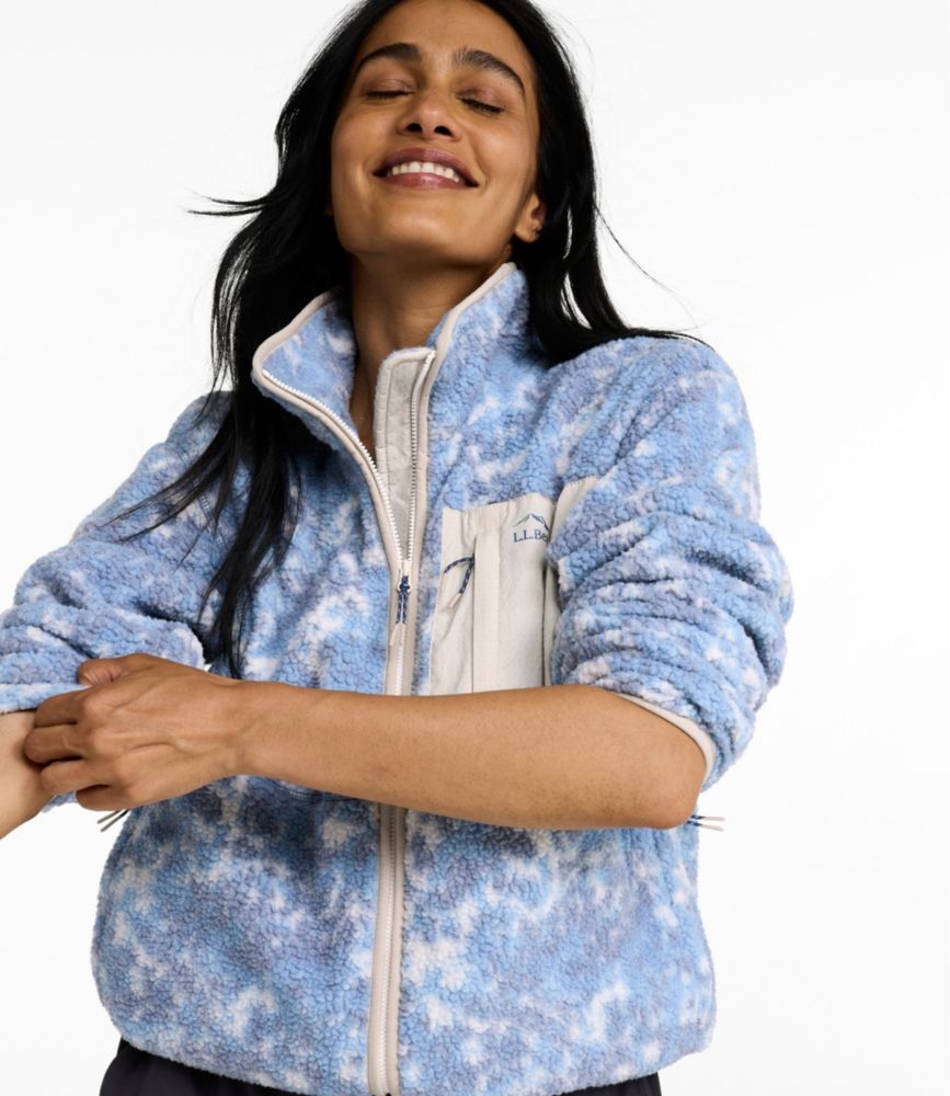 Women's Mountainside Fleece Ripstop Overlay Jacket, Print