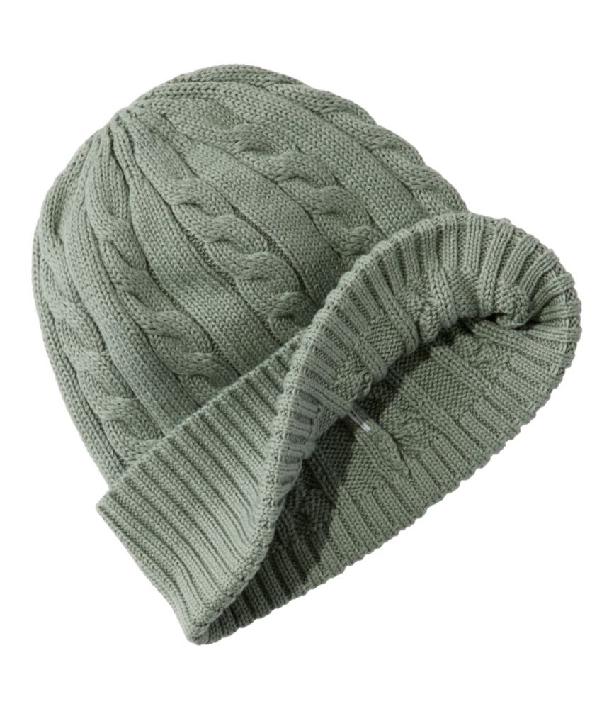 Women's Double L&reg; Cable Beanie, Classic Navy, small image number 3