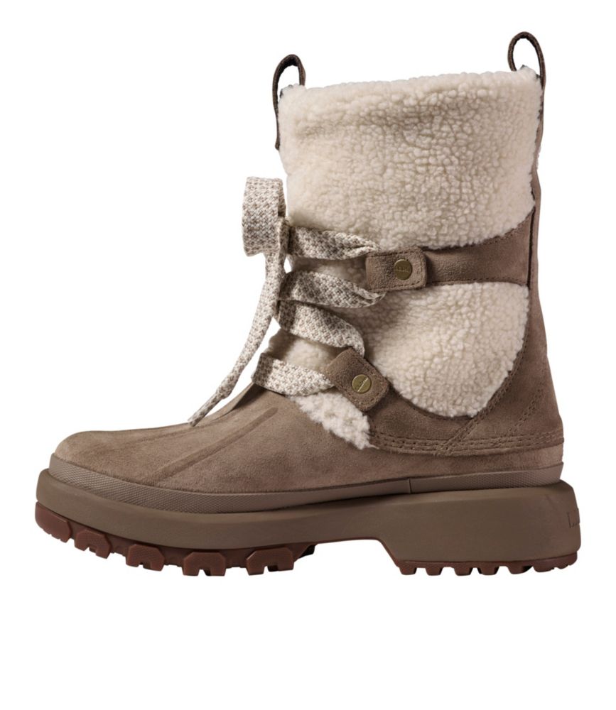Women's 5-Bar Pull-On Boots, Sherpa