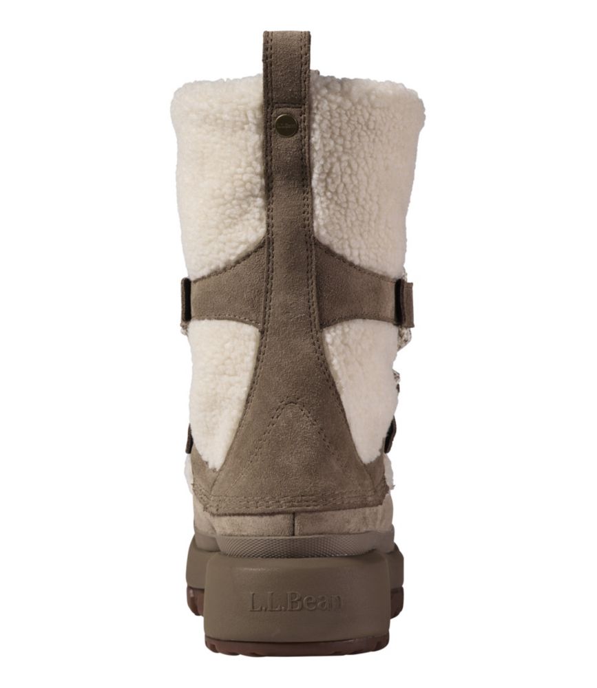 Women's 5-Bar Pull-On Boots, Sherpa, Cocoa, small image number 3
