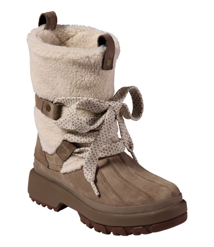 Women's 5-Bar Pull-On Boots, Sherpa, Cocoa, small image number 6