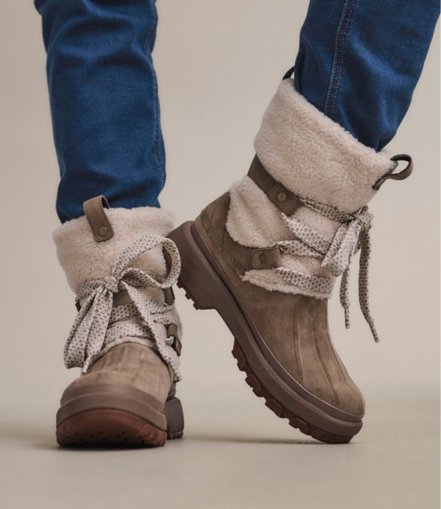 Women's 5-Bar Pull-On Boots, Sherpa, Cocoa, small image number 7
