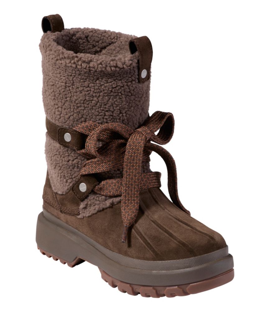 Women's 5-Bar Pull-On Boots, Sherpa