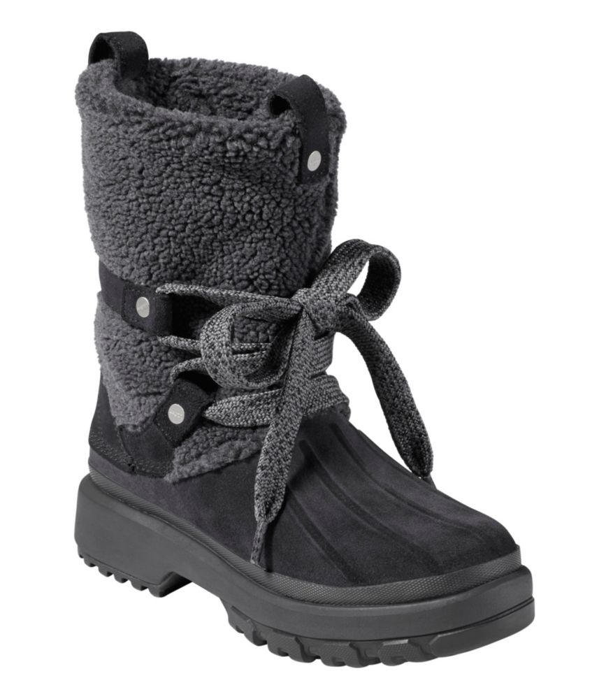 Women's 5-Bar Pull-On Boots, Sherpa
