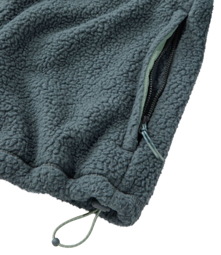 Women's Mountainside Fleece Ripstop Overlay Jacket, Colorblock, Deep Sea Green/Shadow Green, small image number 5