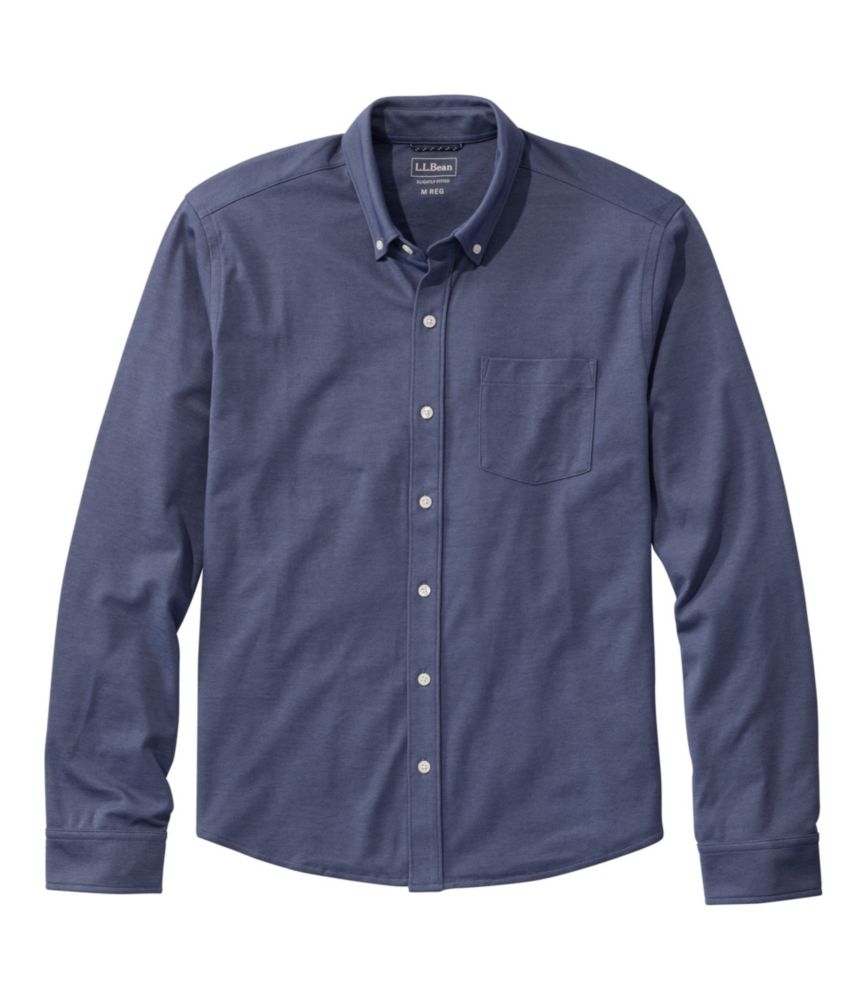 Men's Comfort Stretch Performance® Button-Front Shirt, Long-Sleeve