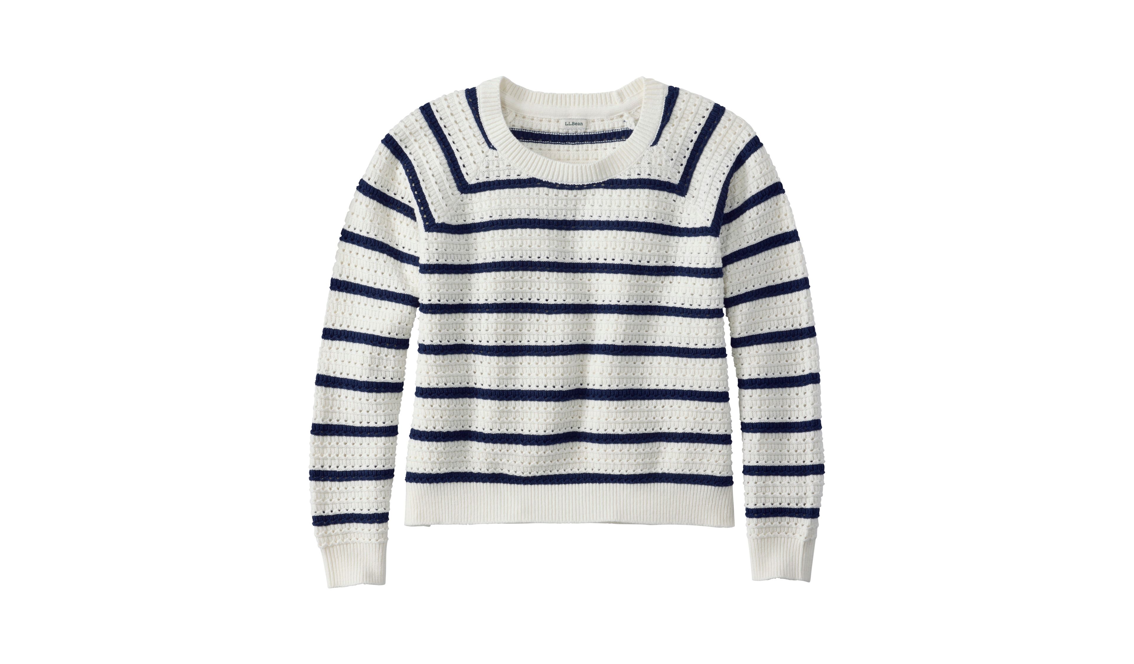 Women's Sunwashed Openwork Sweater
