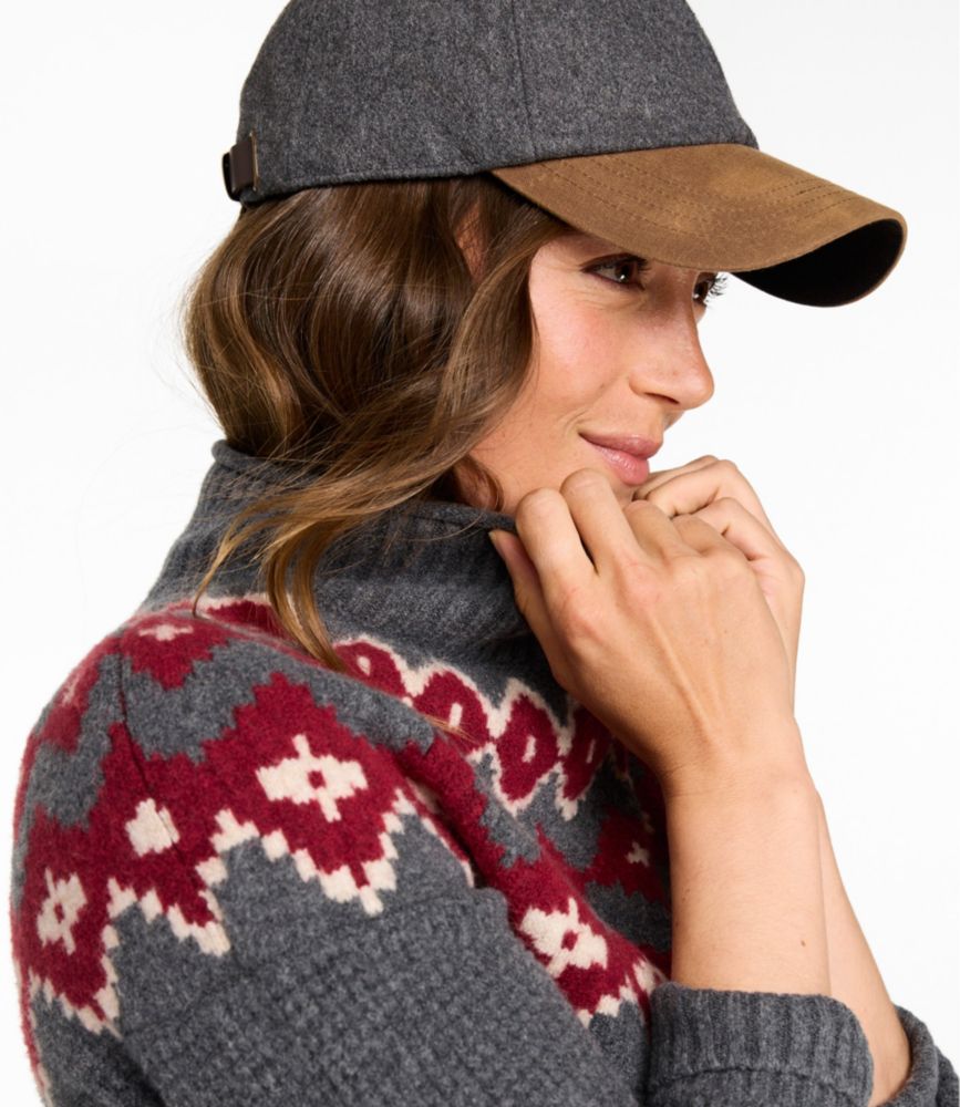 Women's Supersoft Waffle Sweater, Mockneck Fair Isle