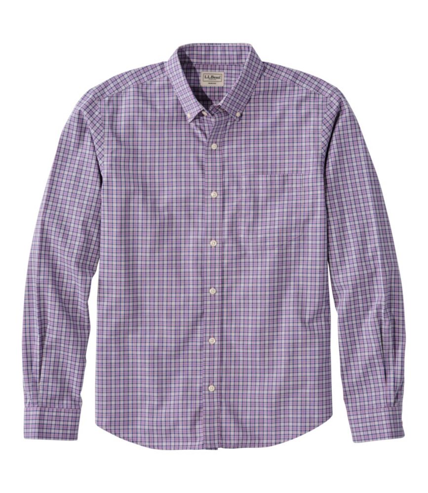 Men's Wrinkle-Free Kennebunk Sport Shirt, Long-Sleeve, Slim Fit, Check