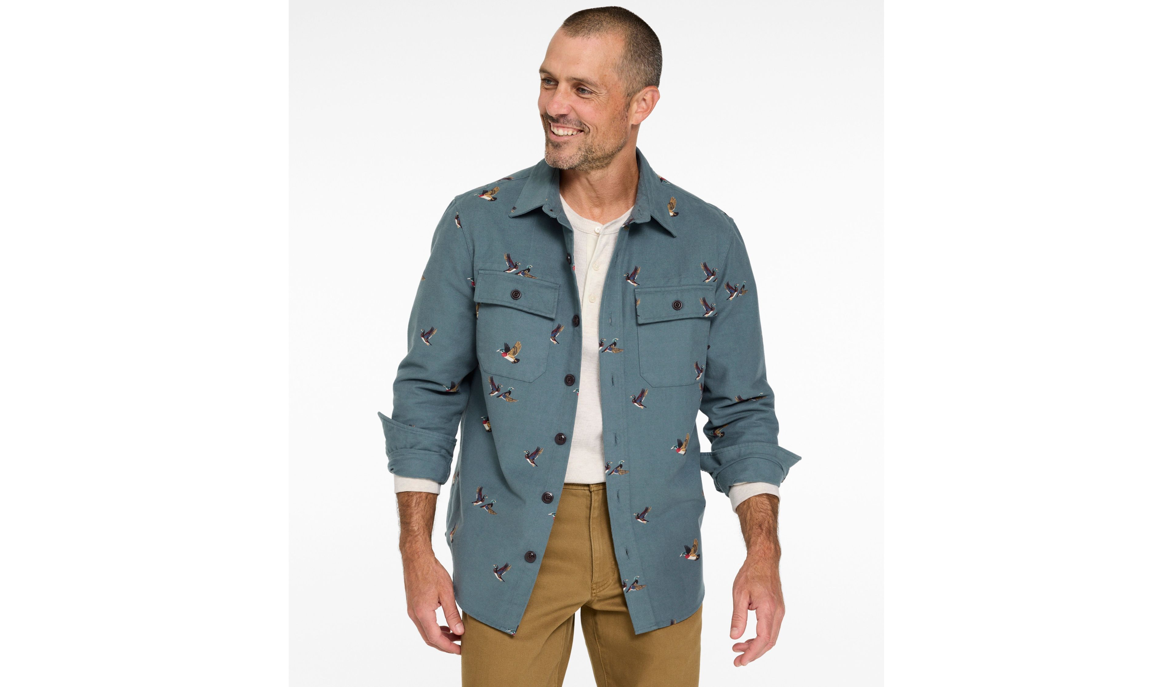 Men's 1933 Chamois Cloth Shirt, Slim Fit, Print