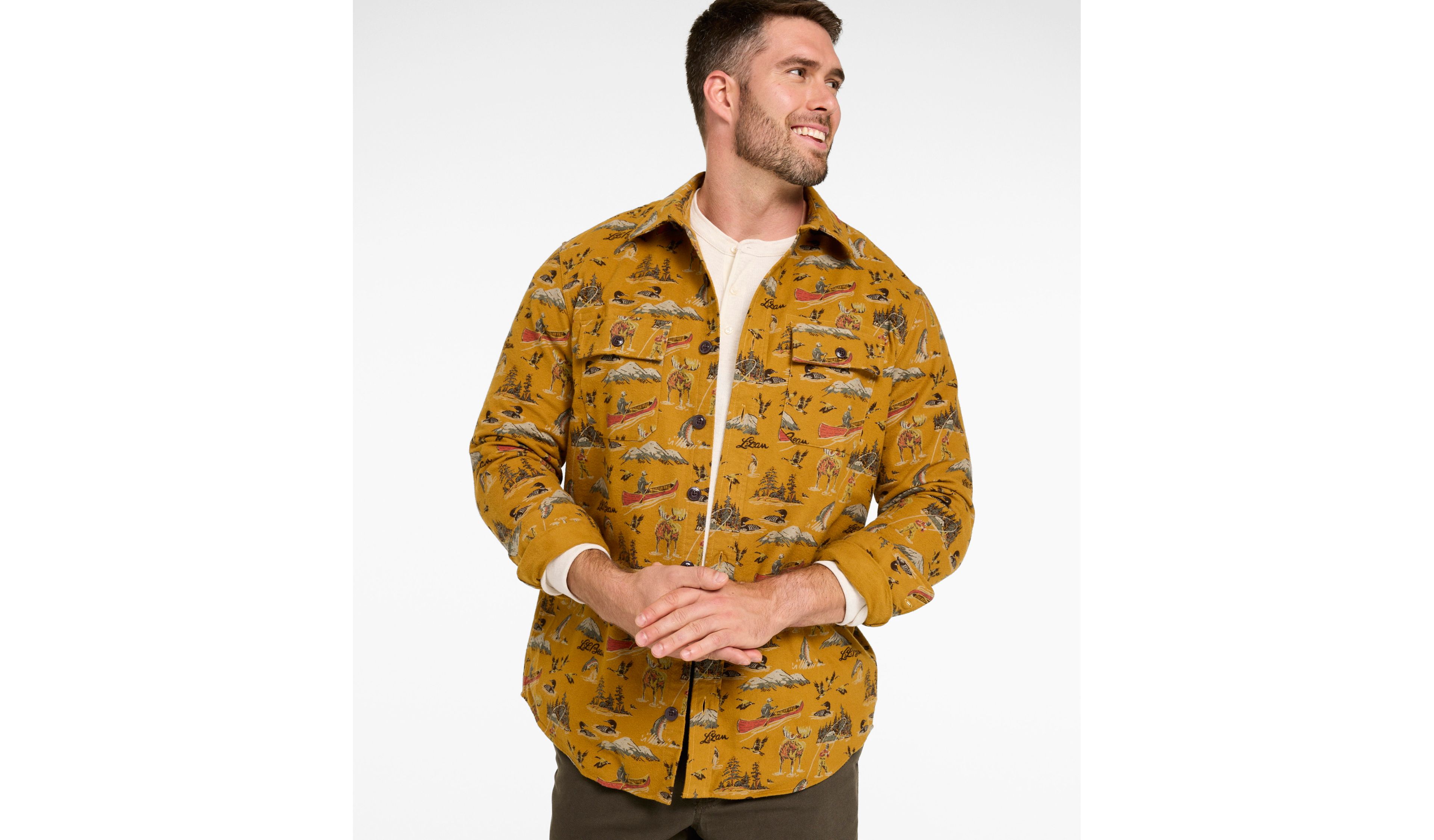 Men's 1933 Chamois Cloth Shirt, Slim Fit, Print