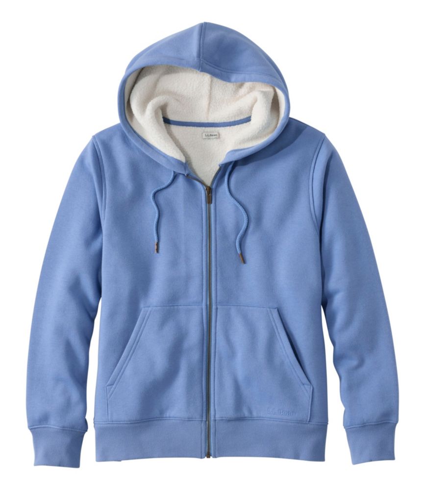 Women's Essentials Sweatshirt, Lined Full-Zip Hoodie